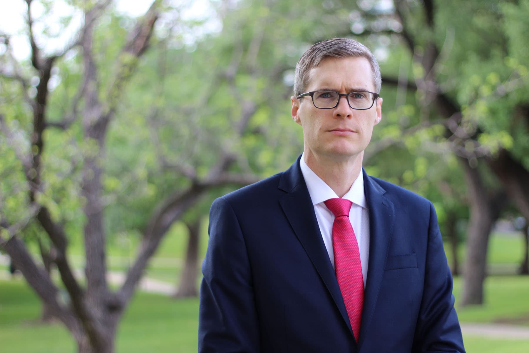 Attorney George C. Lobb in professional attire